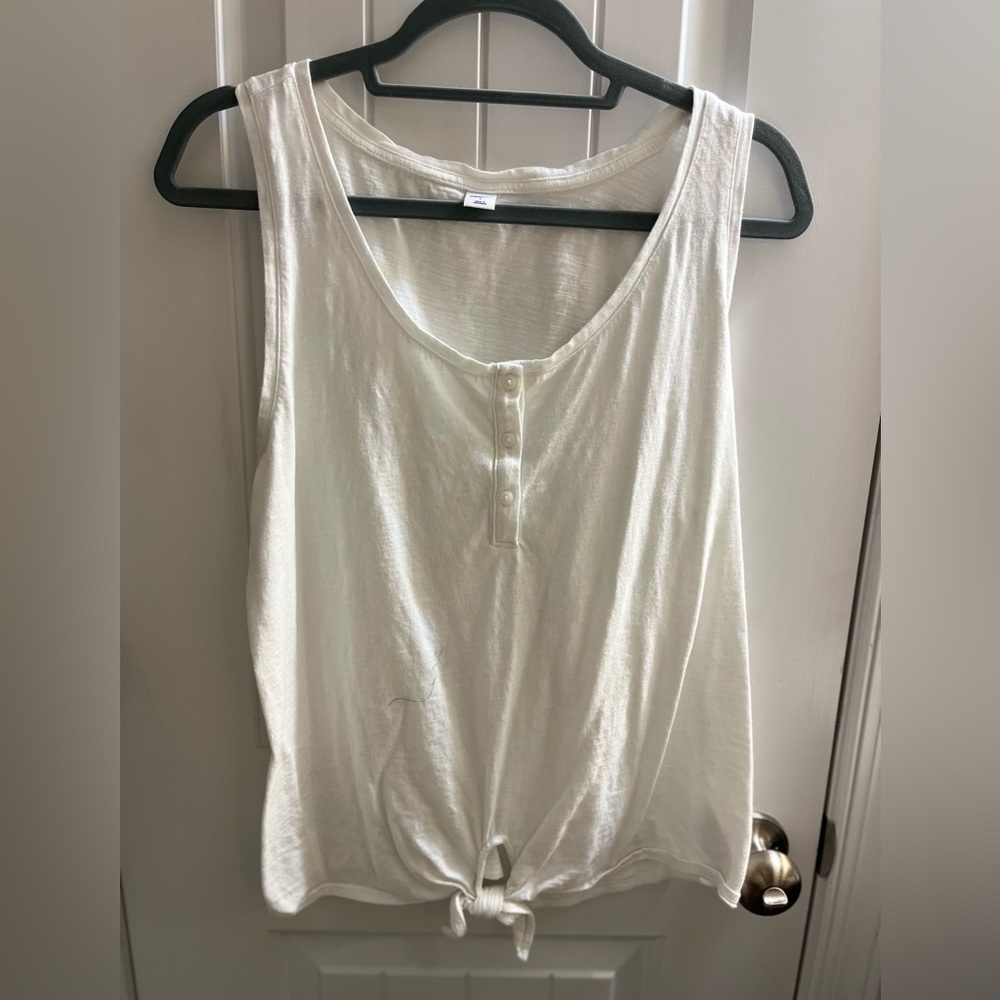 White tank top